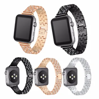 

For Apple Watch Band 38mm 42mm Stainless Steel Metal Replacement Wristband Sport Strap for Apple Watch Nike+ Series 3 Series 2