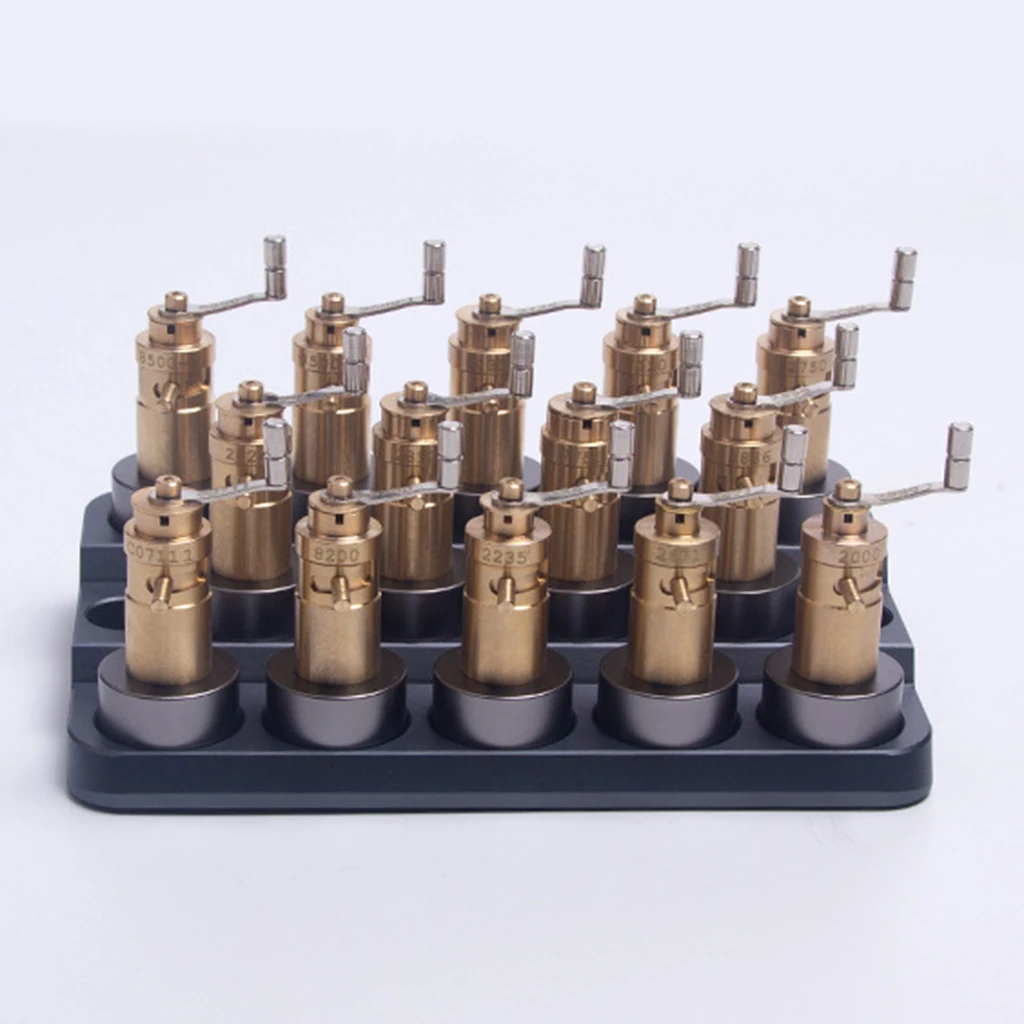 14x Watch Mainspring Winding Winder Accessory Replacement Barrels Repairing Tool