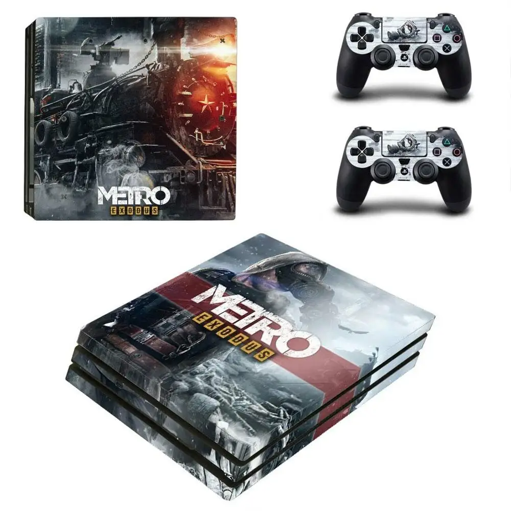 Metro Exodus PS4 Pro sticker s Play station 4 наклейки для кожи наклейки для playstation 4 PS4 Pro консоль и контроллер Скины Виниловые - Цвет: YSP4P-2001