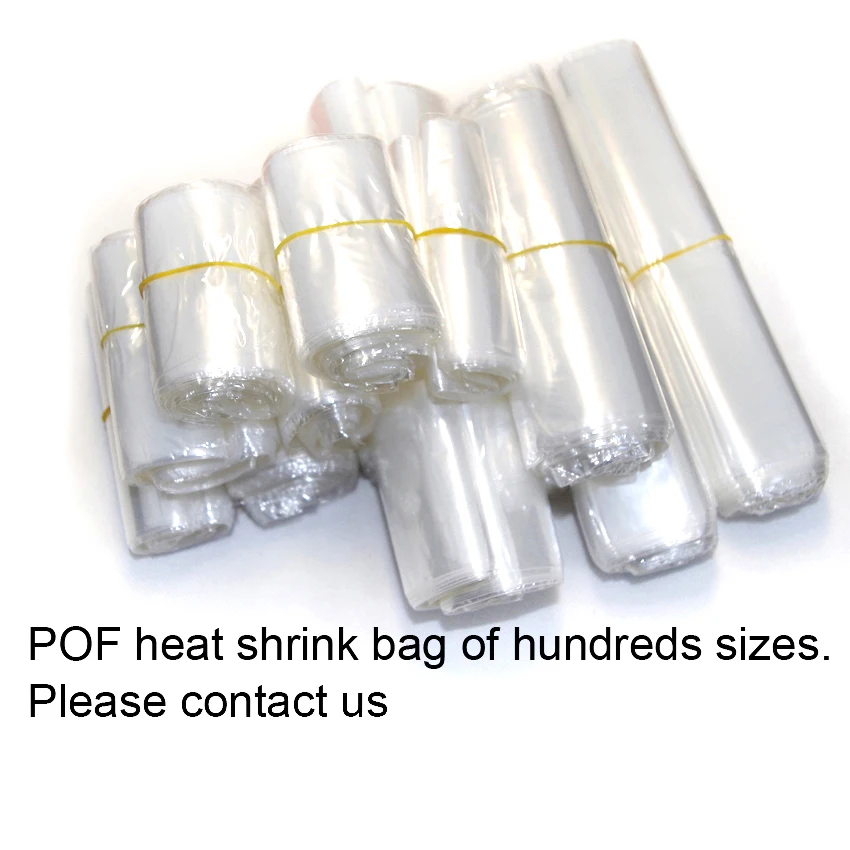 POF Bags Heat Shrink Bags Clear Membrane Plastic Cosmetic Pack Bag