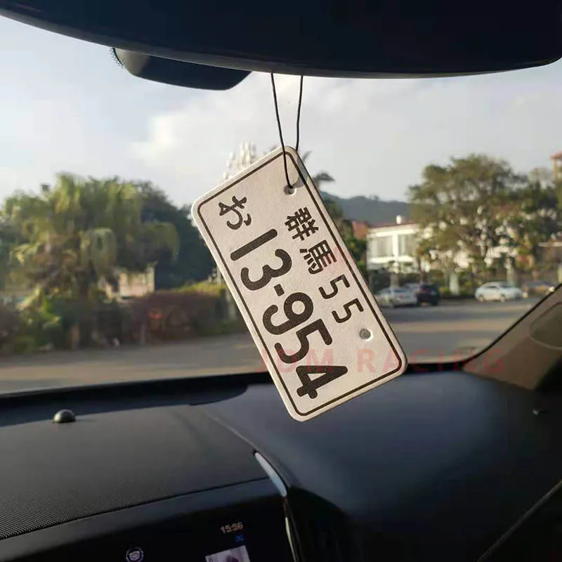 13954JapaneseLicensePlateCarNumberCarAirFreshenerSmellinthe