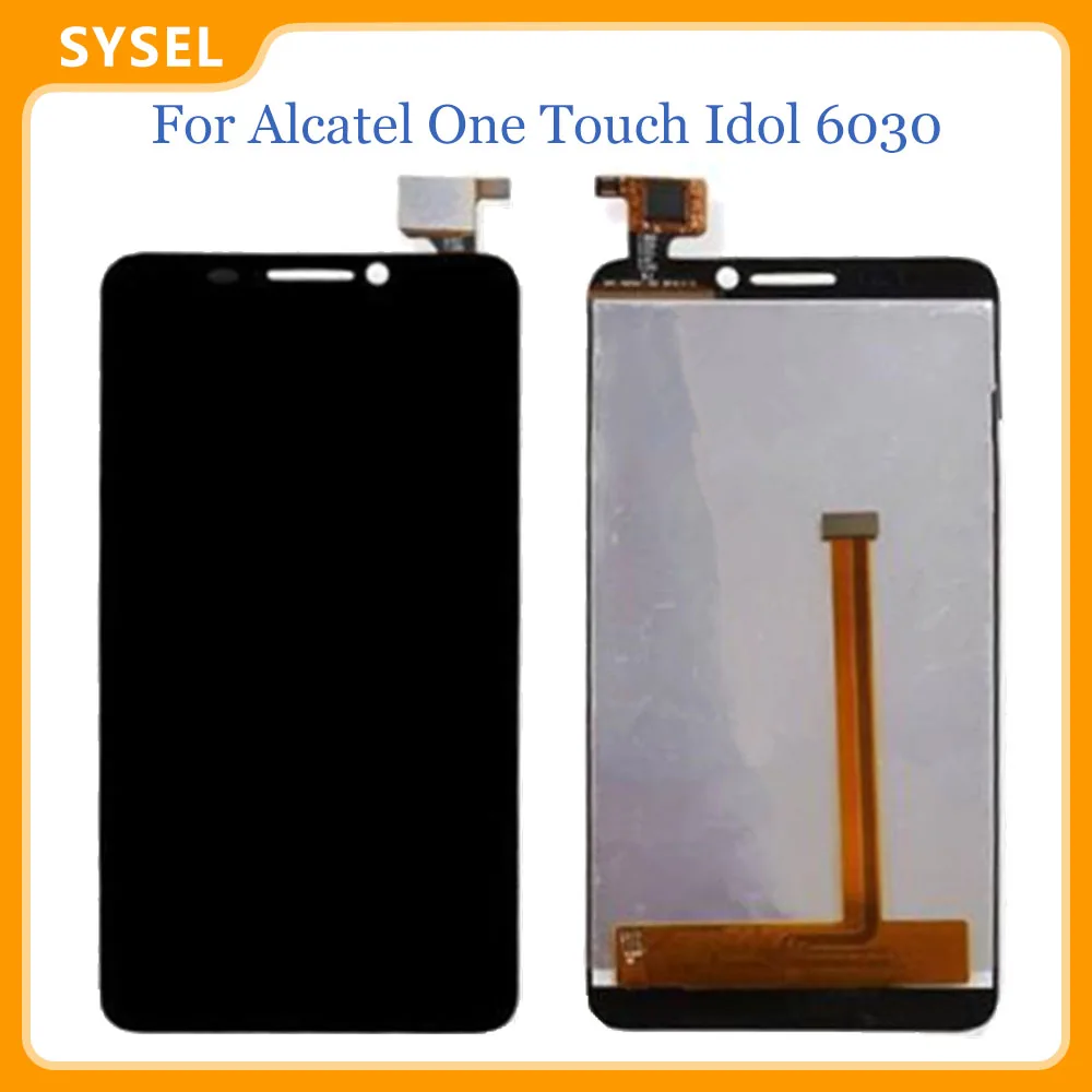 ЖК-дисплей для Alcatel One Touch Idol 6030 OT6030 OT6030A 6030A 6030D 6030X с цифровым преобразователем