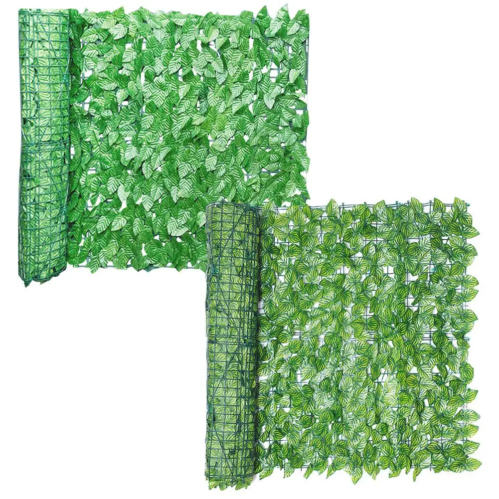 Artificial Ivy Fence Mesh Artificial Balcony Fence Garden Rattan Balcony Privacy Screen Ivy Rolls