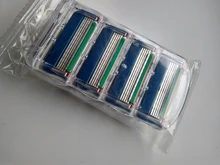4 unids/lote cuchillas de afeitar 5 capa de hojas de afeitar para Gilettee de energía de fusión de afeitar cuchillas Gillette Proglide máquina