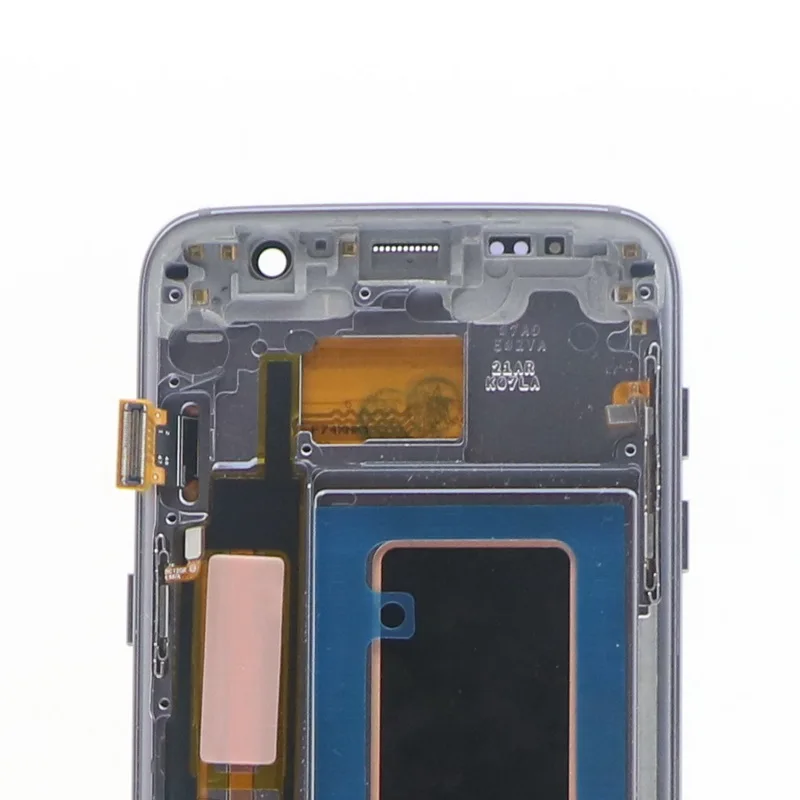 Assembléia + Capa Lcd para Samsung Lcd de Tela Original Galaxy Edge Display G935 G935f Sm-g935fd Toque Digitador Traseira 5.5 s7 6 edge display g935 g935f SM-G935FD display lcd