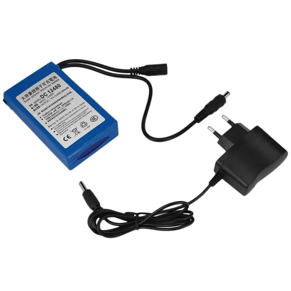  Compact Size DC12V 4800MAH Super Large Capacity Rechargeable Li-ion Battery Durable Use Battery For - 4.00011E+12