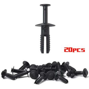 

Partsworld 20 pieces 51111908077 rivets fastening clips for E36 E46 E60 Astra Corsa Vectra
