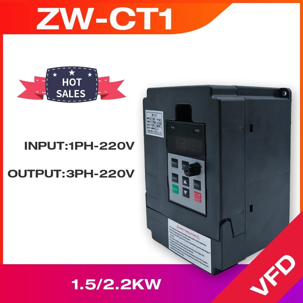 VFD Инвертор 220 кВт/кВт инвертор частоты ZW CT1 3P в|Инверторы и конвертеры| |