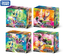 2020 novo 324 pçs caixa pokemon tcg: espada & escudo rebel clash booster caixa colecionável jogo de cartas de negociação conjunto pokemon cartas anime
