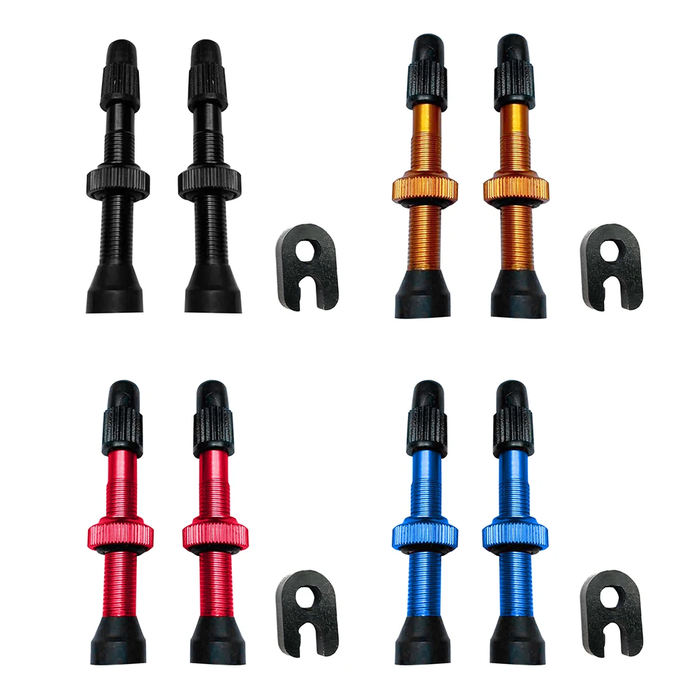 Válvula Prta de 54mm para bicicleta, neumáticos sin cámara, vástago