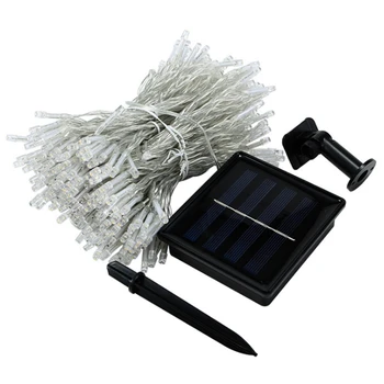 

LED Solar Curtain Light String Outdoor Garden Curtain Light Light Christmas Wedding Holiday Party String Light 2X3 Meter