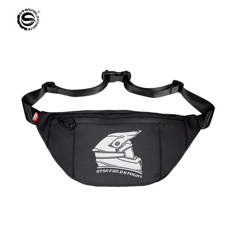 Мужская нагрудная сумка водонепроницаемая модная мотоциклетная через плечо для