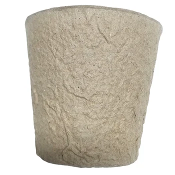 

100pcs/set Garden Nursery Disposable Biodegradable Peat Pots Yard Cup Greenhouse Cultivation Paper Pulp For Plants Round Balcony