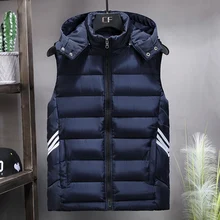 Plus Size 8XL 7XL 6XL 5XL 4XL New Casual Vest Men Autumn Jackets Thick Vests Man Sleeveless Coats Male Warm Waistcoat men