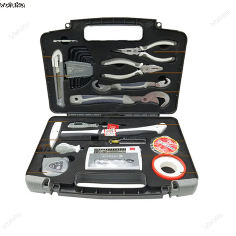 

Hardware tool set household toolbox set multi-function manual maintenance electric woodworking tools set CD50 Q04