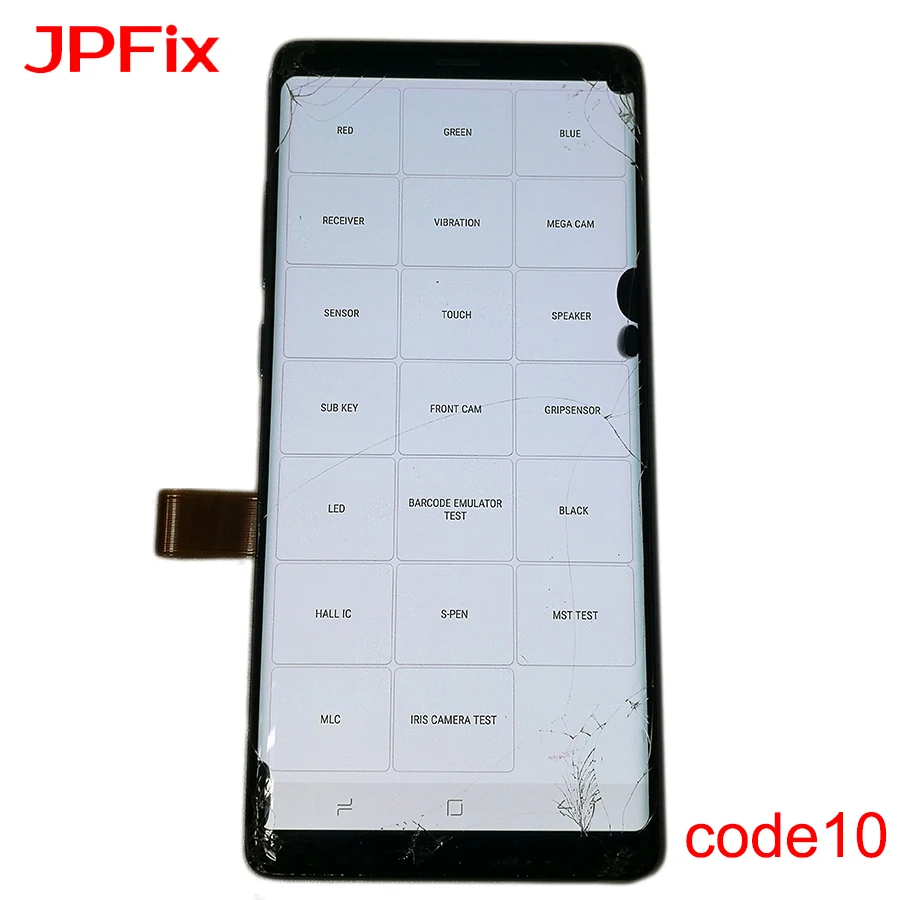JPFix применим к замене samsung Note8 внутренний и внешний взрывоопасный экран сотового телефона a