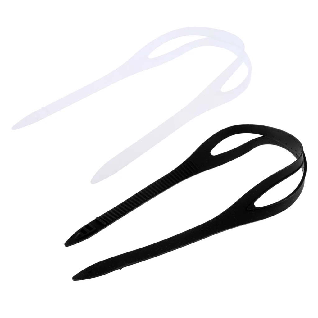 Set of 2 Swimming Goggles Replacement Straps - Water Sports Swim Glasses Head Band - Universal fit Adult & Kids