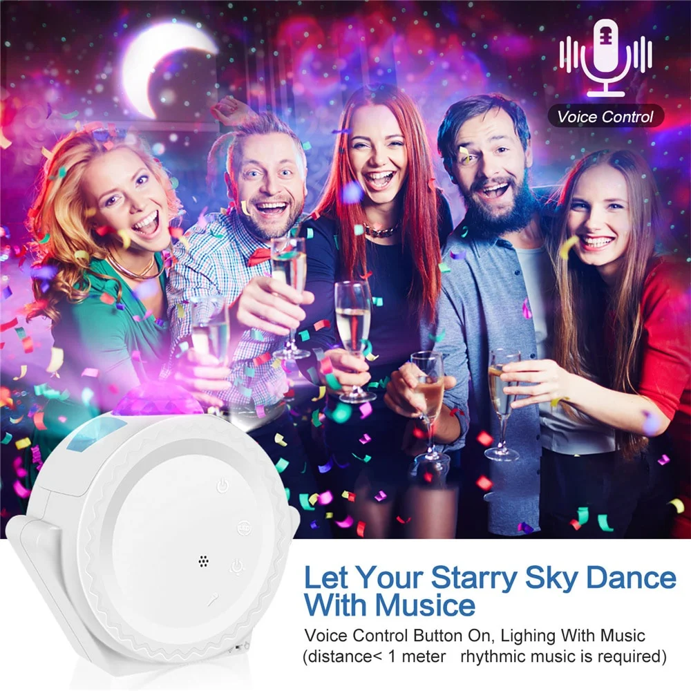 nite light Star Starry Sky Galaxy Projector Party Night Light For Home Decor Christmas Smart Life Kid Gift Romantic Projection LED Lamp wall night light