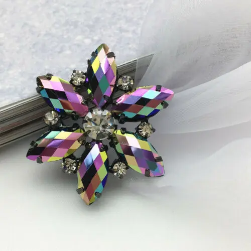 Ore color - 005 Швейные Стразы AB Crystal Свадебные Длинные Кружевные бусины пришить стразы с плоской задней поверхностью для свадебное платье одежда ремесел украшение - Цвет: Ore color - 005