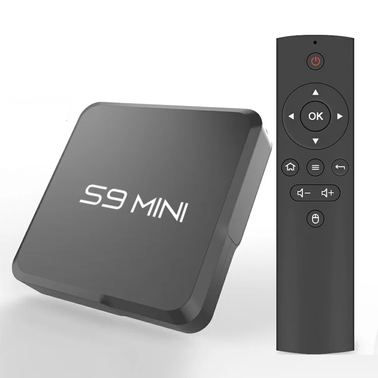 

New Style Illicit Model S9mini Set Top Box RK3318 Player TV Box 4 + 32 Double WiFi Bluetooth