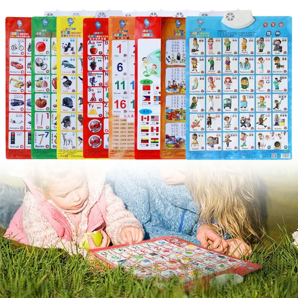Sound Wall Chart Electronic Alphabet English Learning Machine Multifunction Preschool Toy Audio Digital Educational Toy Children Sound Wall Chart Electronic Alphabet English Learning Machine Multifunction Preschool Toy Audio Digital Educational Toy Children