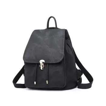 

YILUNXI Bags for women Solid color female bag PU backpack Backpacks for college students Girls' multi-pocket backpack fashion