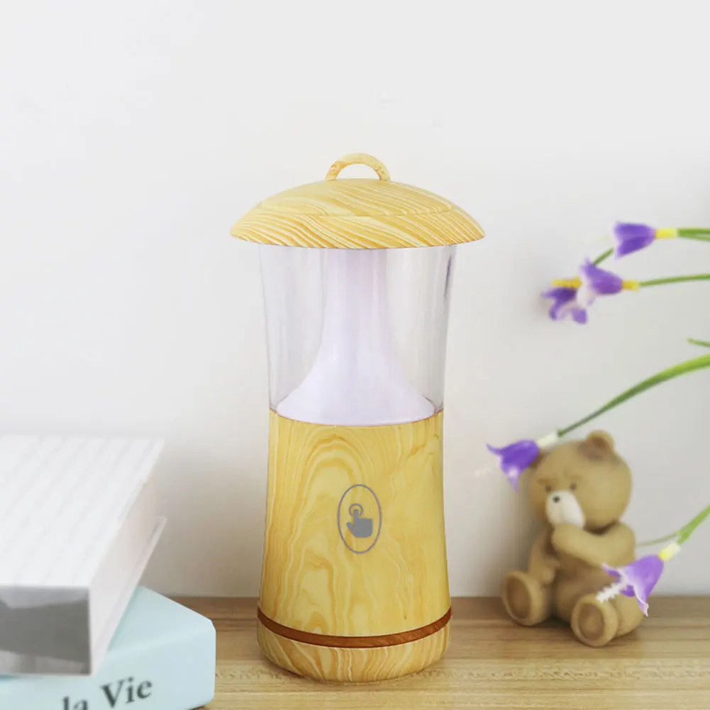 

LED Colorful Imitation Wood Grain Night Light Flashing Night Light Portable USB Table Lamp 3W Camping Tents Closets Night Light