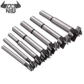 

DANIU 7Pcs 6-25mm Woodworking Hinge Opener Drilling Hole Cutter Set Woodworking Boring Wood Hole Saw Cutter Drill Bit Tool Sets