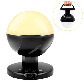 

2 In 1 LED Light Power Bank Touch Control Rechargeable Table Lamp Dimmable Hanging Handle Lamp USB Light For Home Outdoor
