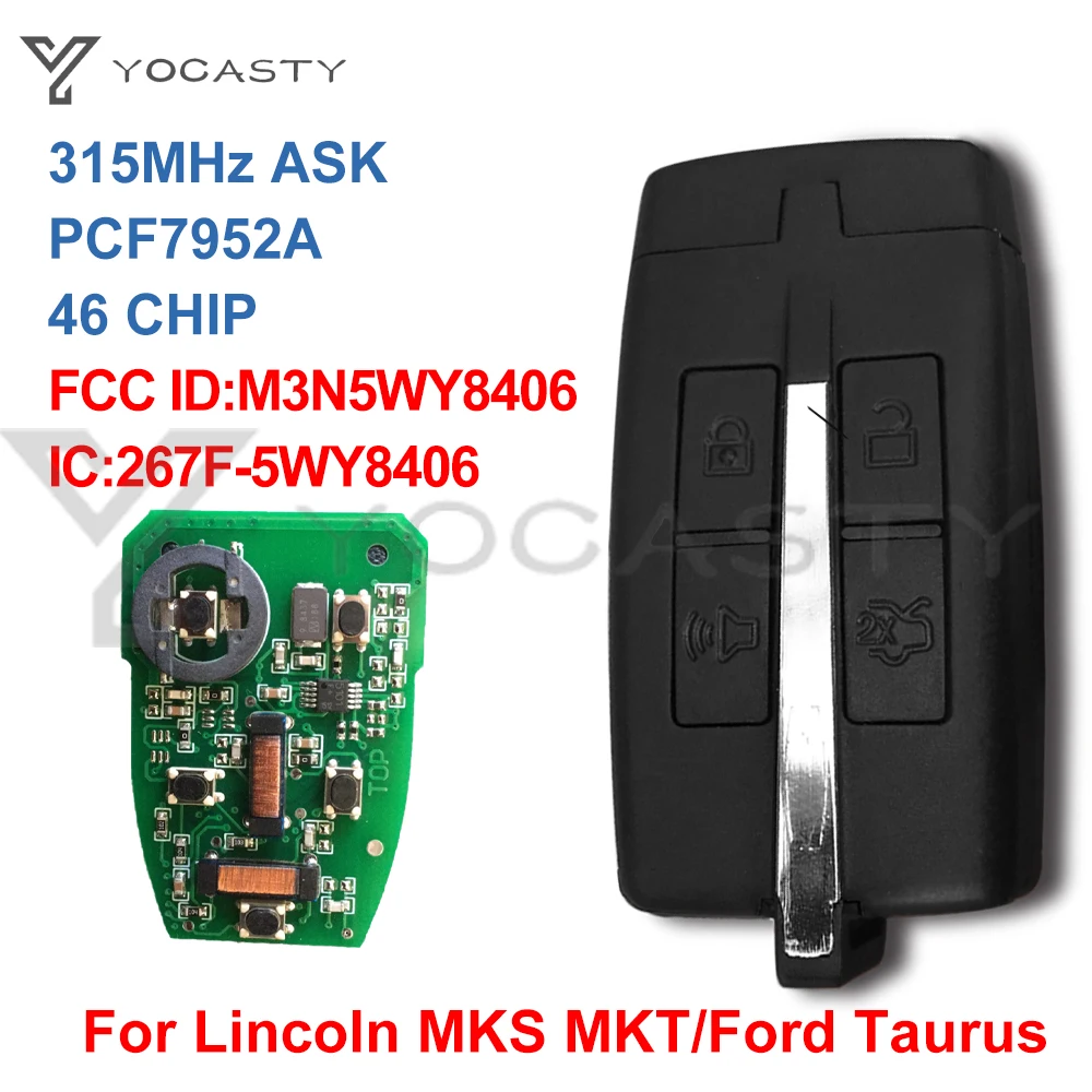 Lincoln MKS MKT Smart Key 4B M3N5WY8406 OEM 2009-2012 Ford 