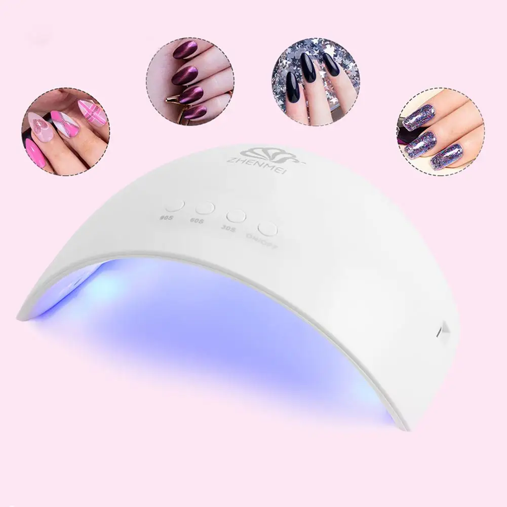

Wireless UV/LED Gel Nail Lamp 24W Rechargeable Curing Nail Light Dryer For Gel Polish With Timing Setting Thumb Drying Solution