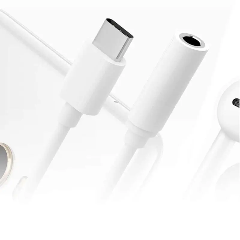 3 шт. Тип C до 3,5 мм аудио адаптер для наушников, USB-C до 3,5 мм Женский AUX микрофонный Соединительный кабель для Motorola Moto Z, Le 2/Le P