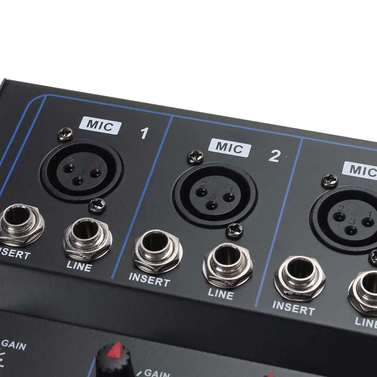 LEORY 7 каналов аудио микшер звук микшерный пульт w/USB Bluetooth DJ MP3 Jack караоке 48 в усилитель караоке KTV матч вечерние