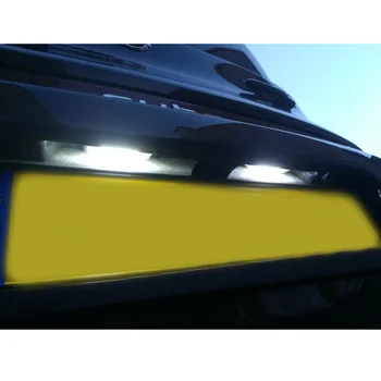 

Car LED Light 2Pcs 18-SMD License Plate Replacement Accessories Durable