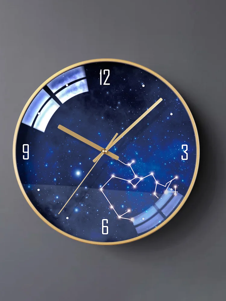 Lemon Tree Wall Clock Cool Starry Clock Simple Wall clock