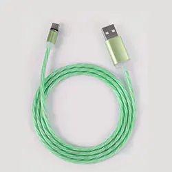 Micro green Cafele type C USB кабель 2.1A микро-строка данных для Xiaomi Mi8 Mi9 Note IPhonex Xs Max Red Rice Hua Wei samsung OPPO VIVO оборудование - Цвет: Micro green
