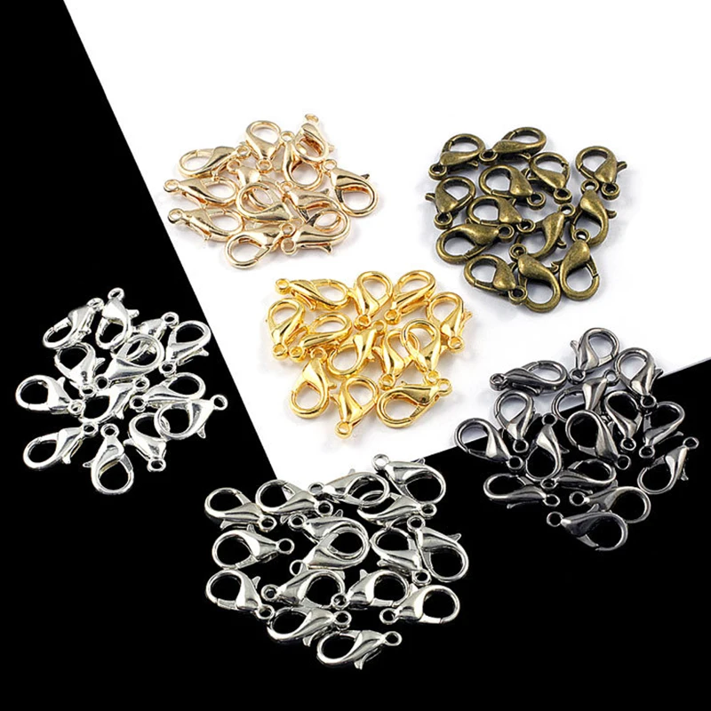

Durable Alloy Jewelry Buckles Metal Key Chain DIY Handcraft Ornaments Accessories Practical Necklace Bracelet Connecting Clasps