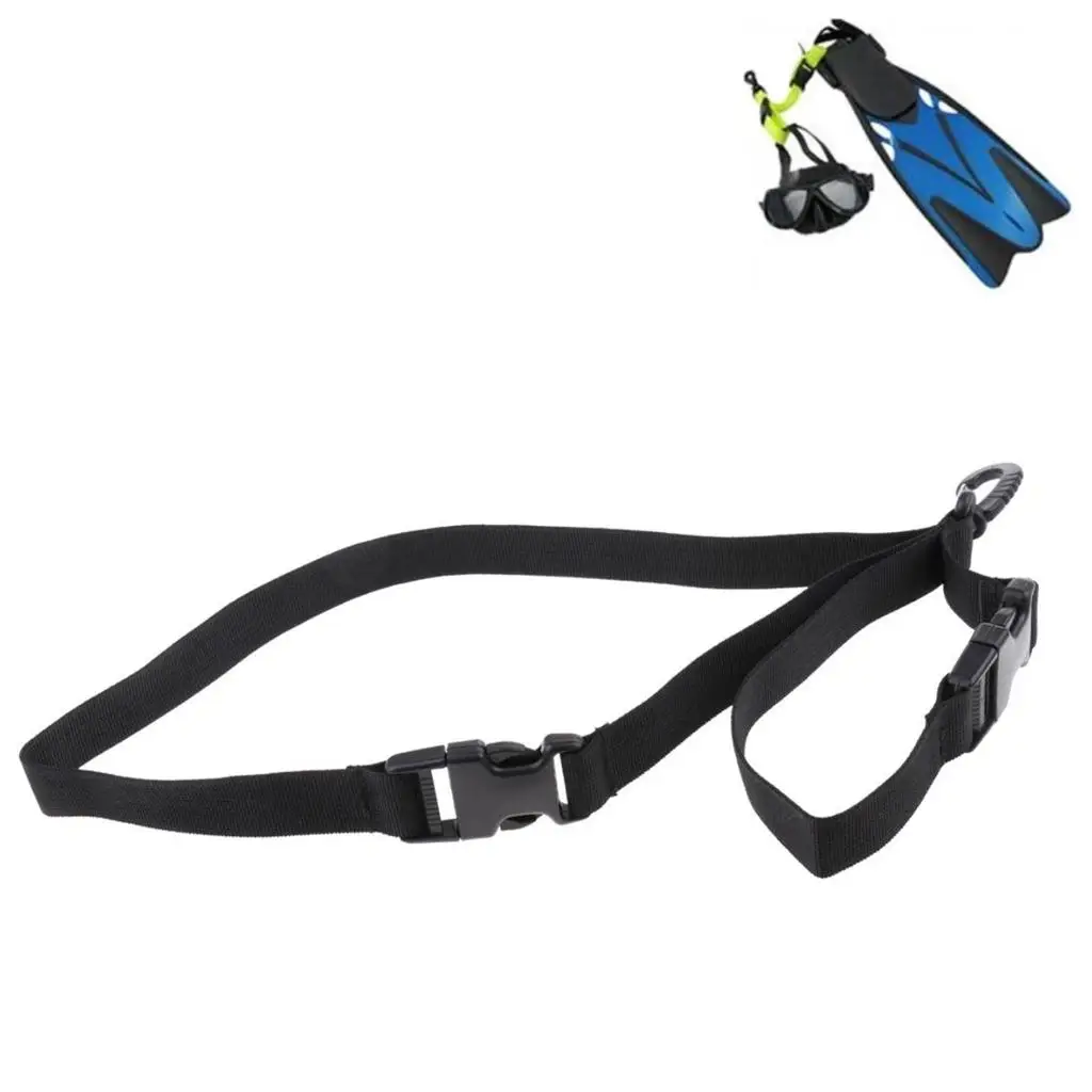 Scuba Diving Diver Swim Fin Mask Keeper Strap Loop & Quick Release Buckle