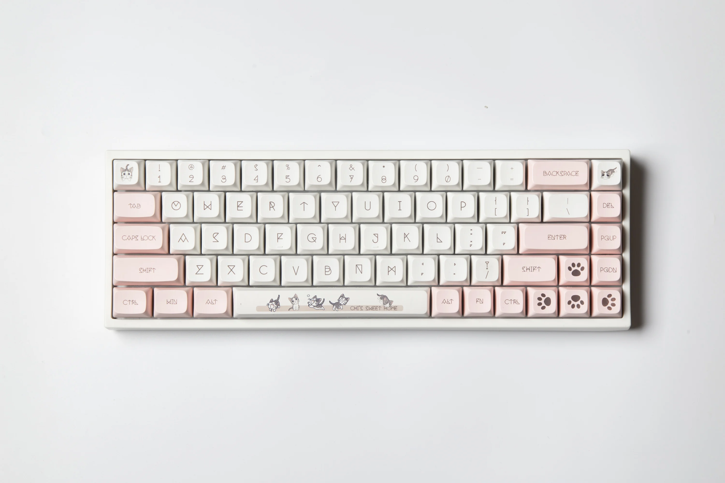 137 Kitty Cat Paw Pink Cute Kawaii XDA Keycaps - 4 - Kawaii Mix