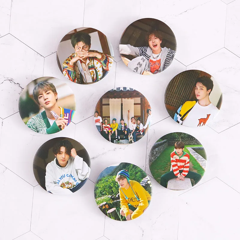 5cm Kpop Bangtan Boys pin Badge New Album Pins Brooch Accessories For