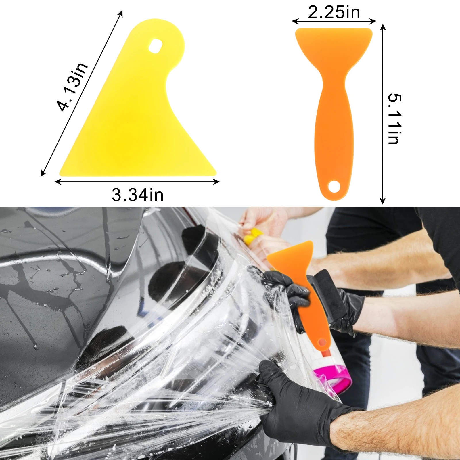 Small Scraper For Car Window Film Vinyl Wrap Tool Kit Glass Cleaning Can Be Used For Mobile Phone Film Car Accessories