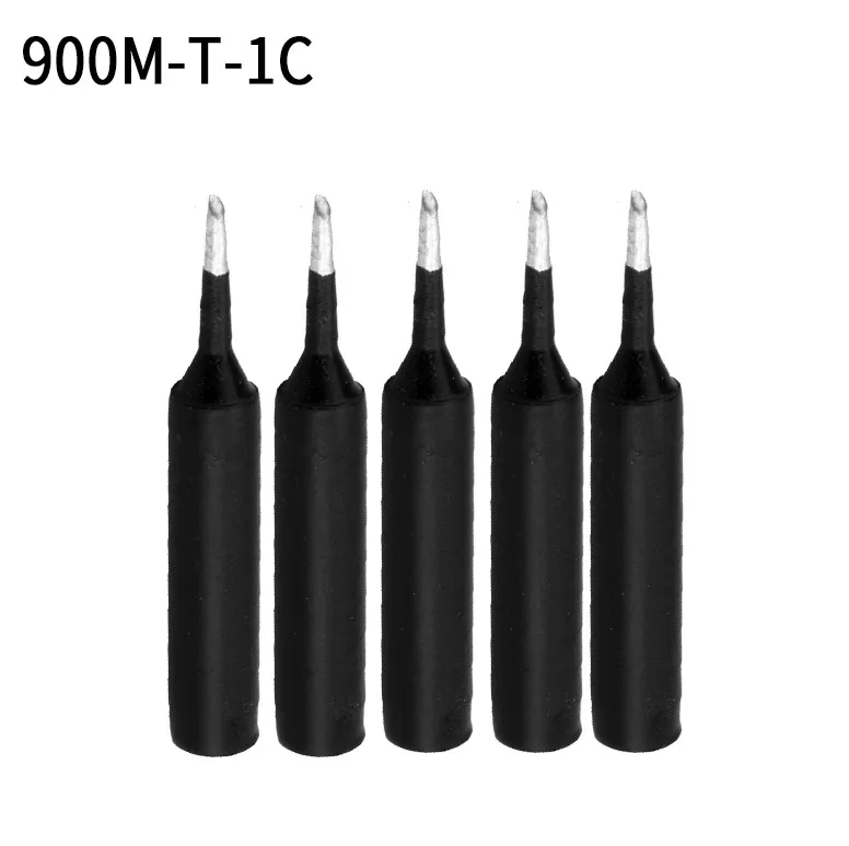 

5PCS Solder Soldering Iron Tip 900M-T Lead Free For Hakko Saike 936 852d+ 909D Soldering Iron Head Solder Repair Tool