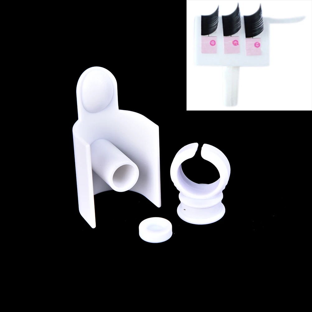 Объем 3D наращивание ресниц наборы глаз ресниц держатель ленты поддон подкорень устройство U форма клей кольцевые чашки набор
