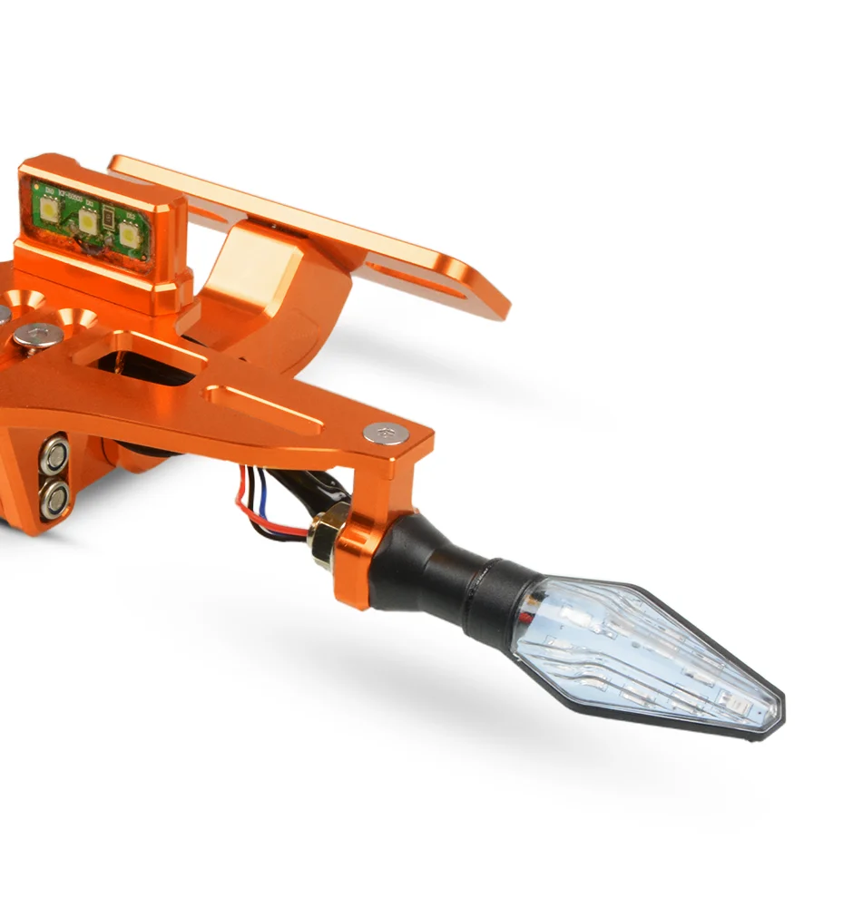 Алюминиевая рама номерного знака с регулируемым углом для RC 125 200 390 690 790 Enduro SMC 950 990