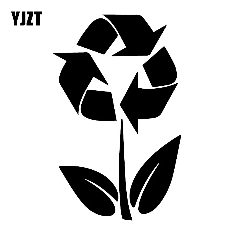 YJZT 10 3X16 4 см завод Recycle символ задняя наклейка на ветровое стекло креативные