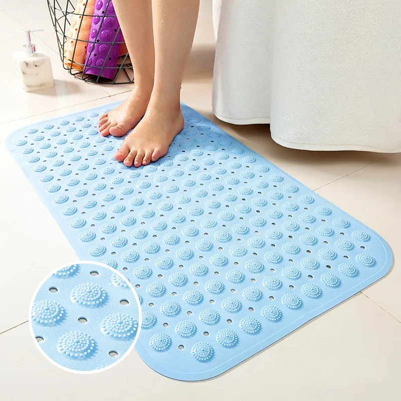 massage PVC Plastic Rubber Non-slip Shower Bathroom Bath  Mat Massage  colourful 