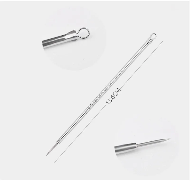 Набор игл для акне из нержавеющей стали 5 шт./набор экстрактор чёрных точек прыщи
