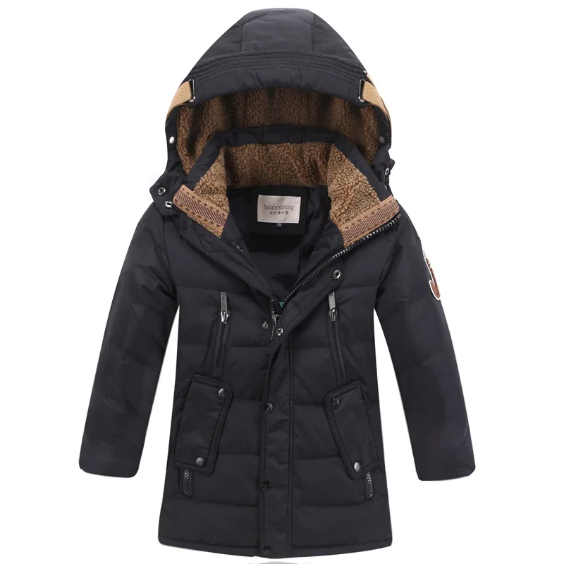 Зимняя Детская куртка и пальто для мальчиков, Новое поступление модных женских сапог верхняя одежда с капюшоном, пуховое пальто для детей, для мальчиков, одежда верхняя одежда на утином пуху