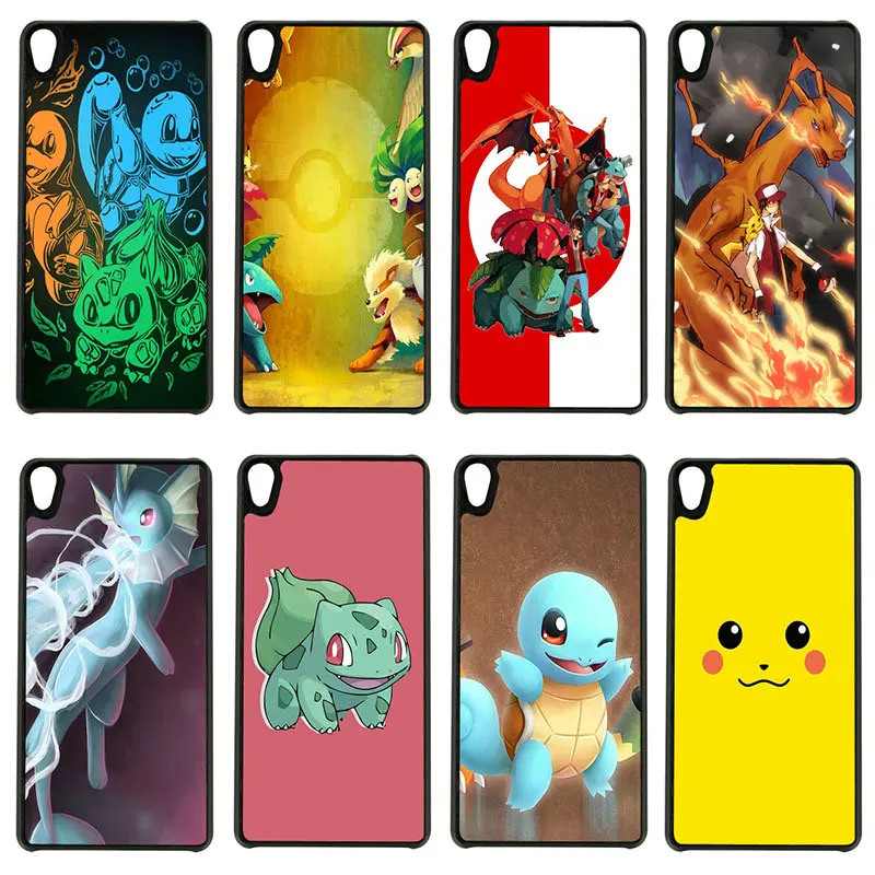 Милые чехлы для телефонов Pokemons Pikas Go PokeBall с животными чехол Sony Xperia z1 z2 z3 z4 z5 m4 m5 X XA XA1