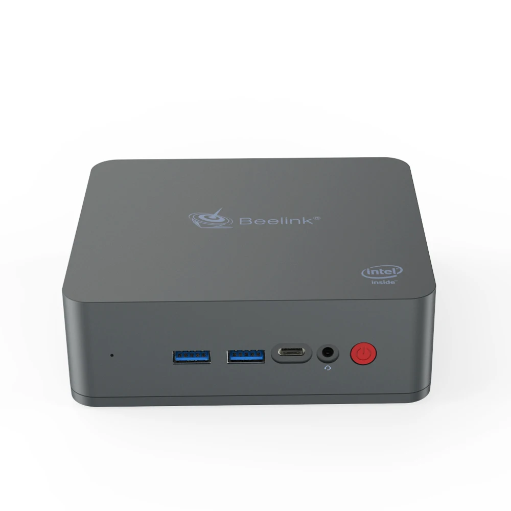 Beelink U55 Win10 Mini PC intel Broadwell I3 5005U dual screen display support SSD HDD Gigabit 5